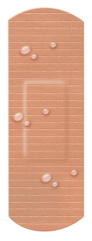 [17966] Dukal Waterseal Fabric Bandages, 1", Super Strip, 50 bx, 24 cs