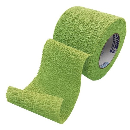 [5200NG-036] Andover Coflex NL 2 inch x 5 Yd. Flexible Cohesive Self-Adherent Wrap Bandage, Neon Green, 36/Case