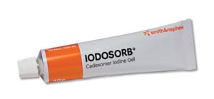 [6602125040] Smith & Nephew Iodosorb Wound Gel, 40gm tube (0.9% Cadexomer Iodine)