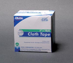 [C50] Dukal Surgical Cloth Tape, ½" x 10 yds, 24 rl, 12 cs