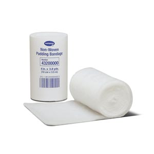 [43200000] Hartmann Usa Non-Woven Padding Bandage, 4" x 3.8 yds Unstretched, 30/cs