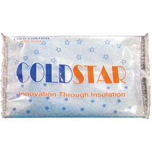 [80104] Coldstar Hot/Cold Cryotherapy Gel Pack, Standard, Insulated One Side, 6" x 9", 24pk