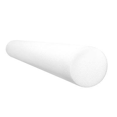 [30-2102] Fabrication CanDo 4 inch x 36 inch PE Round Foam Roller, White