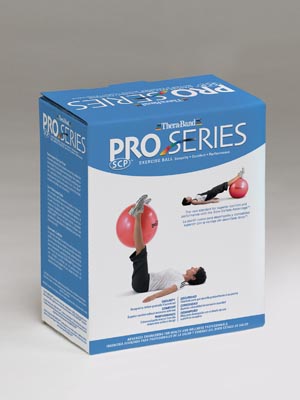[23045] Hygenic/Thera-Band Pro Series SCP™ Exercise Balls, 75cm / Blue, For Body Height 6'2"-6'8"