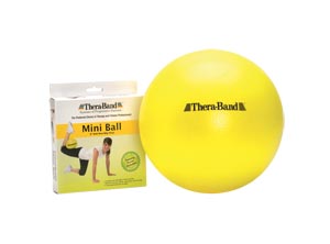 [23085] Hygenic/Thera-Band Pro Series SCP™ Exercise Mini Ball, Yellow, 9" Dia, Retail Packaged