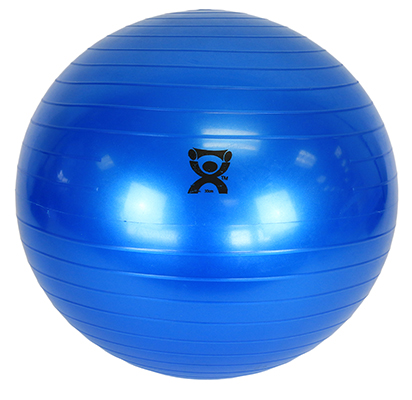 [30-1800] Fabrication CanDo 12 inch PVC Standard Inflatable Exercise Ball, Blue