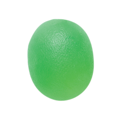 [10-1893] Fabrication CanDo Large Gel Medium Cylindrical Hand Squeeze Ball, Green