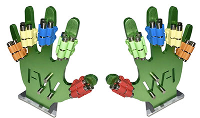 [10-0472] Fabrication CanDo FingerWeights 10-Finger Exerciser Set, Multicolor