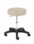 [971] Physician Stool with D-Handle Release and Black Composite Base