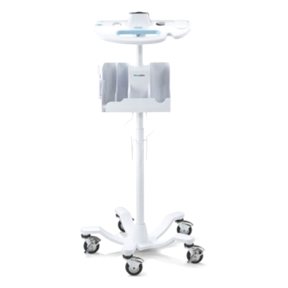 [4900-60] Welch Allyn Cable Management Mobile Stand with Storage Bin and Extended Housing for Connex Vital Signs Monitor