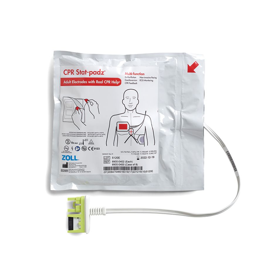 [8900-0402] Zoll AED Stat-Padz HVP Multi-Function Electrodes