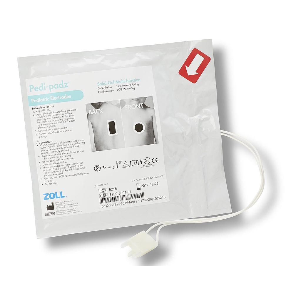 [8900-3001-01] Zoll AED Defibrillator Pedi Padz® Solid Gel, Multi Functional Electrodes
