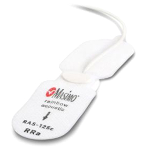 [104771] Welch Allyn Masimo RAS-125 Sensor for Masimo Acoustic Respiratory Monitoring, 10/Box