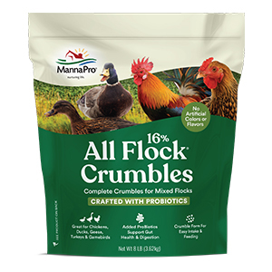 [0022533327] Manna Pro 16% All Flock Crumbles with Probiotics - 8 lb