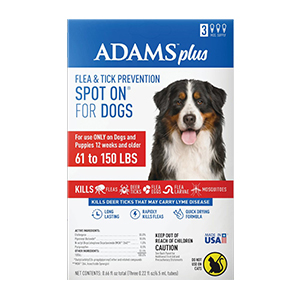 [100542202] Adams Plus Flea & Tick Spot On for Dogs 3 Month - XL