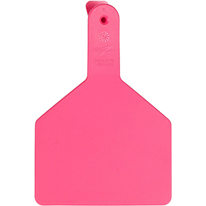 [9053606] Z Tags No-Snag Cow Ear Tags - Pink Blank (25 Pack)