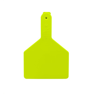 [700-2003-787] Z Tags No-Snag Cow Ear Tags - Chartreuse Blank (25 Pack)