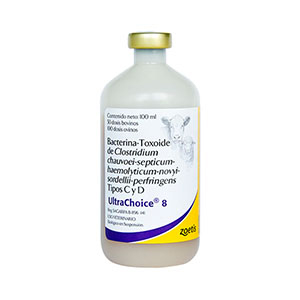 [10000425] UltraChoice 8 Cattle & Sheep Vaccine 50 Dose - 100 mL (Keep Refrigerated)