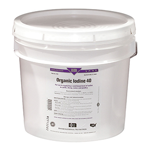 [BWI 703994] Organic Iodide 40 Grain Salt - 25 lb