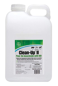 [84282480] Clean-Up II Pour-On Insecticide for Cattle & Horses - 2.5 gal