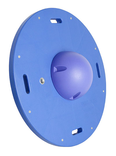 [10-2023] CanDo Balance Board Combo 16" circular wobble/rocker board - 2.5" height - blue