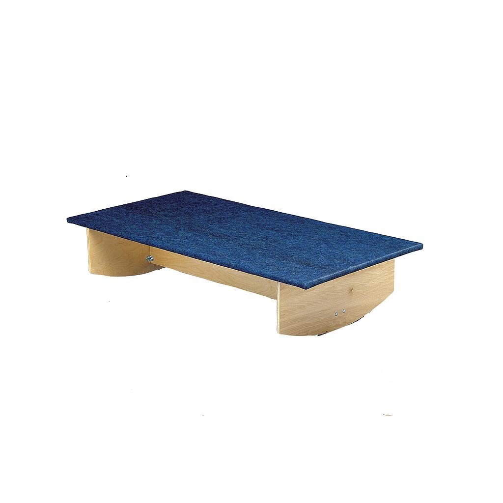 [32-2020] Rocker Board - Wooden with carpet - side-to-side - 30" x 60" x 12"