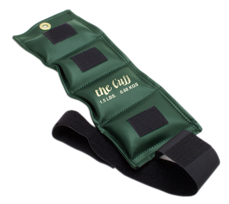 [10-2504] The Cuff Deluxe Ankle and Wrist Weight, Olive (1.5 lb.)