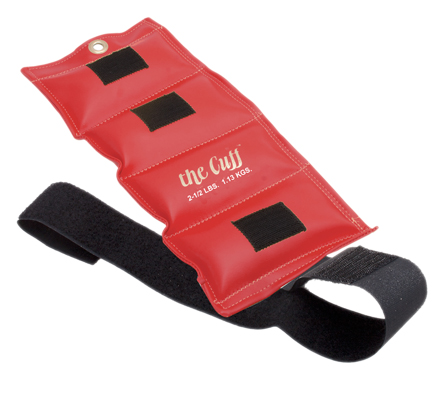 [10-2506] The Cuff Deluxe Ankle and Wrist Weight, Red (2.5 lb.)