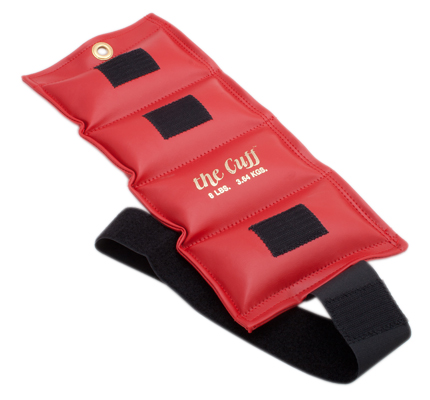 [10-2513] The Cuff Deluxe Ankle and Wrist Weight, Red (8 lb.)