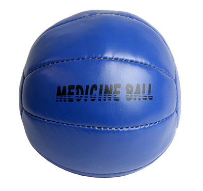[10-3092] Plyometric Medicine Ball, 7.5" Diameter, 8.8 lbs., Blue