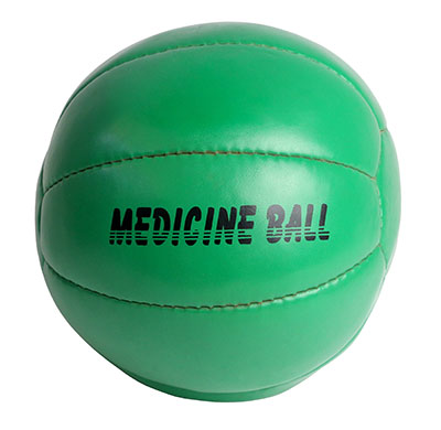 [10-3094] Plyometric Medicine Ball, 7.5" Diameter, 13.2 lbs., Green