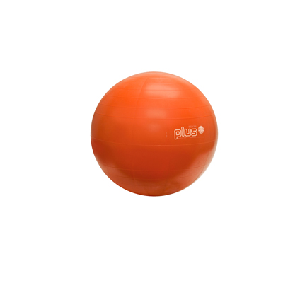 [30-1701] PhysioGymnic Inflatable Exercise Ball - Orange - 22" (55 cm)