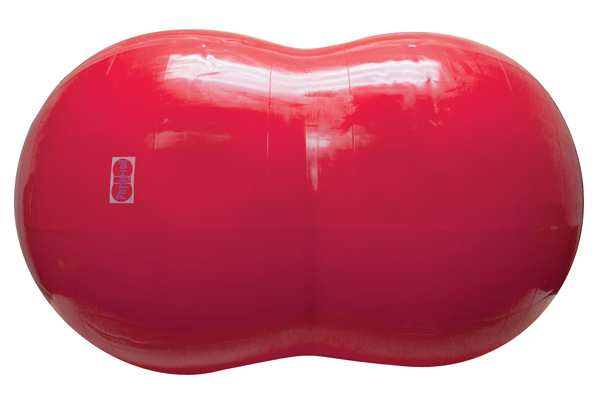 [30-1724] PhysioGymnic Inflatable Exercise Roll - Red - 34" (85 cm)