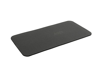 [32-1225] Airex Exercise Mat, Fitline 100, Studio, 39" x 20" x 0.4", Charcoal