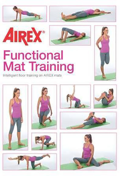 [32-1288] Airex Mat Accessory, Functional Mat Training DVD (English), 70 mins
