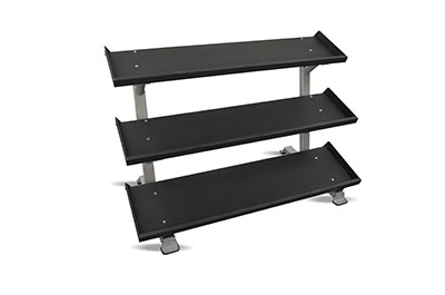 [10-7139] Inflight Fitness, 69" 3-Tier Dumbbell Rack, Tray Style