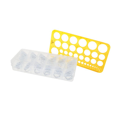 [24-6312] AFH swan neck ring set w/storage box and template