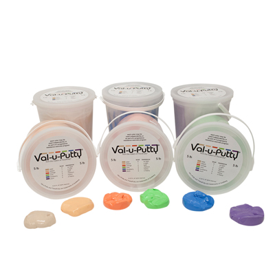 [10-3956] Val-u-Putty Exercise Putty - 6 Piece Set - 5 lb