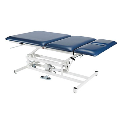 [15-1508B] Treatment Table - 3 Section Top/Non-Elevating Center, Bariatric 40" W, 220V, Crated
