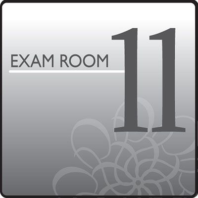 [Ex11-S] Clinton, Standard Exam Room Sign 11