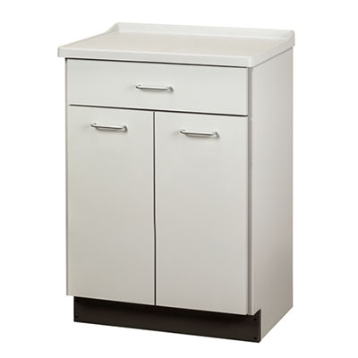 [8821-A] Clinton, Treatment Cabinet, Molded Top, 2 Doors, 1 Drawer