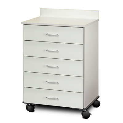 [8950] Clinton, Mobile Treatment Cabinet, 5 Drawers