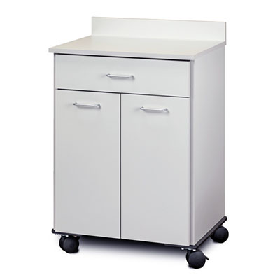 [8921] Clinton, Mobile Treatment Cabinet, 2 Doors, 1 Drawer