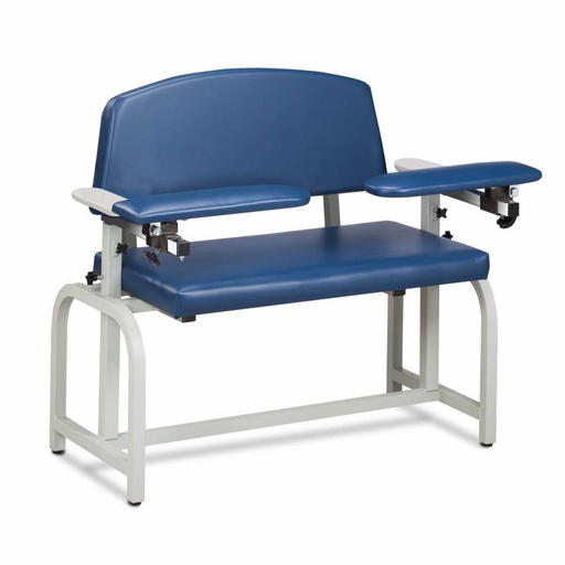 [66000] Clinton Lab X Series Extra-Wide Blood Drawing Chair with Padded Arms