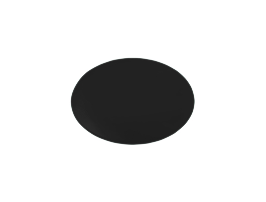 [50-1595BLK] Dycem non-slip circular pad, 5-1/2" diameter, black