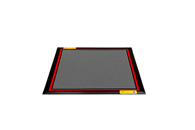 [50-1637GRY] Dycem, CleanZone Floor Mat System, 6.5' x 6.5', Titanium