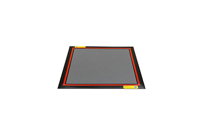 [50-1646GRY] Dycem, CleanZone Floor Mat System, 4' x 6.5', Titanium