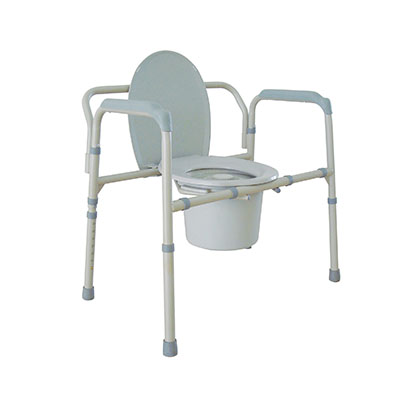 [43-2670] Drive, Heavy Duty Bariatric Folding Bedside Commode Chair