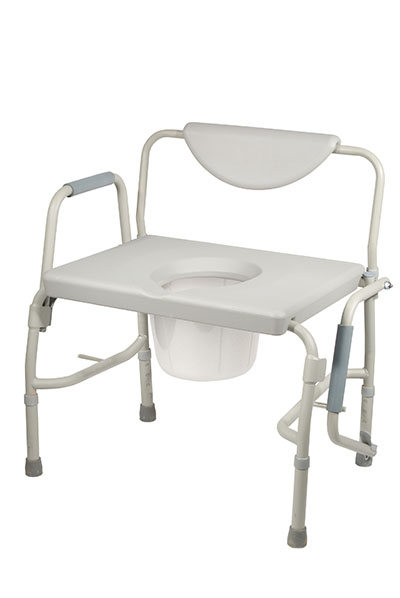 [43-3183] Drive, Bariatric Drop Arm Bedside Commode Chair