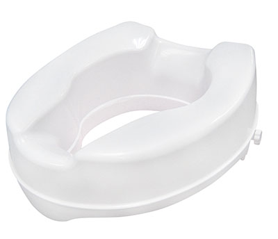 [69-0427] Drive, Raised Toilet Seat with Lock, Standard Seat, 4"